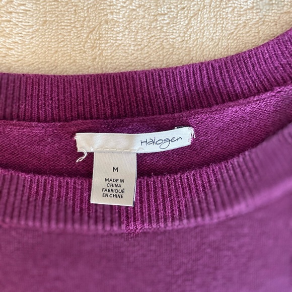 Halogen “Tres Chic” Crewneck Sweater - Size M - Picture 6 of 10